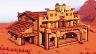 Wild West House (with Stables) - Minecraft Tutorial