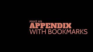 MDM4U: Appendix & Bookmarks in Google Docs