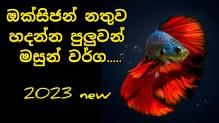 ඔක්සිජන් නැතුව හදන්න පුලුවන් මාලු/oksijan nathuva hadanna puluvan malu/tharu fish