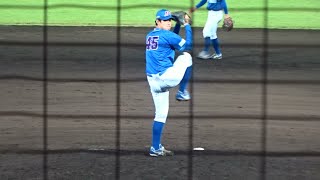 2020/10/9　【長身左腕】　龍谷晃議 （石川ミリオンスターズ）　BC富山戦　1イニング