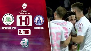 Isparta 32 Spor 1-0 Sincan Belediyespor MAÇ ÖZETİ (Ziraat Türkiye Kupası 2. Tur Maçı) / 10.10.2023