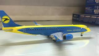 Ukraine International Airlines Embraer 190 Scale 1:144