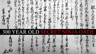 300 Year Old Secret Ninja Oath! | Historical Ninjutsu Martial Arts (Ninpo)