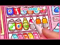 (eng) ASMR Drawing a cute mart 🥕🥦Coloring an iPad with squares 🤍How to draw a mini mart ✨