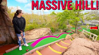 This Mini Golf Hill is Huge!