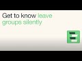 How to Leave Group Chats Silently | WhatsApp