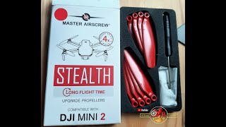 Master Airscrew DJI Mini 2 SE Stealth Propellers Test