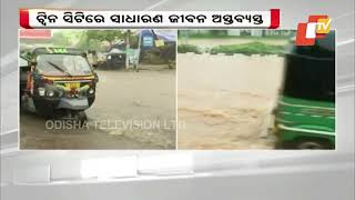 Several parts of Bhubaneswar and Cuttack waterlogged after heavy rain