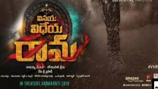 Vinaya VidheyaRama 1st Look ||Ramcharan || Boyapati Sreenu || Devi sri prasad