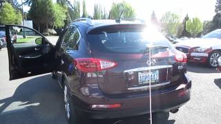 2011 Infiniti EX35, Midnight Garnet - STOCK# 14449A - Walk around