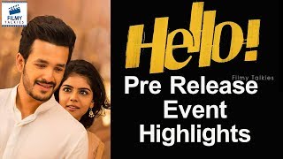 Akhil Hello Movie Pre Release Event Highlights |  Akhil | Kalyani Priyadarshan I Vikram K Kumar