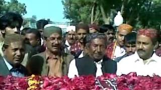 JSQM CHAIRMAN ABDUL WAHID ARISAR JSSF JO MARKZI SADAR IRFAN CHANDIO AEN BIYA  AT SANN