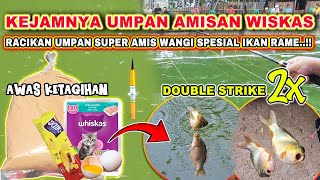 SADISNYA AMISAN WISKAS UNTUK UMPAN !! DOUBLE STRIKE 2KALI PAKAI RACIKAN UMPAN IKAN MAS INI ❗❗