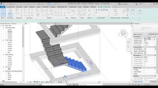 08 VẼ CẦU THANG 3 VẾ BẰNG CÔNG CỤ STAIR TRONG REVIT