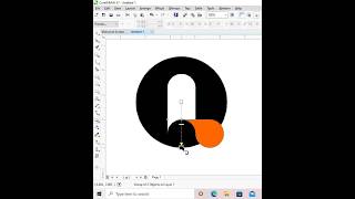 Creative Q Logo Design in CorelDRAW #shorts #coreldraw