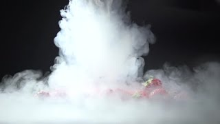 Liquid nitrogen in hot water/तरल नाइट्रोजन को पानी में डलने से होश उड़ गए #liquidnitrogen