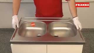 FRANKE Installation Instructions for Stainless Steel Drop-On Sinks