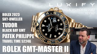 Rolex GMT-Master II \u0026 Sky-Dweller, Tudor Black Bay GMT, Patek Philippe 5224 \u0026 5924 Luxify Recap Nr.5