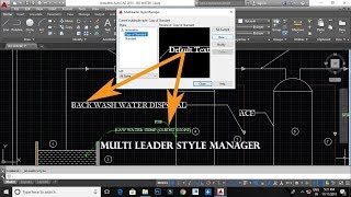 AutoCAD Annotation Multi Leader Style Manager Tutorial --  Tamil