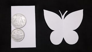 How To Make Butterfly | Easy Paper Butterfly Making Idea | Butterfly Craft