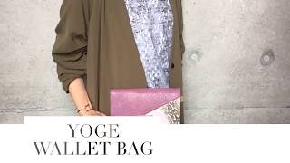 【HaveR】YOGE Wallet Bag / Purple \u0026 Pink / 沖縄県産ハブ革使用のレザー製品