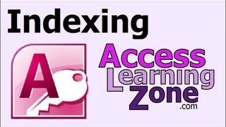 Indexing Fields in Microsoft Access Database Tables
