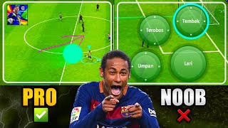 TUTORIAL LENGKAP! CARA MENGGUNAKAN JENIS KONTROL SENTUH & JENTIK DI EFOOTBALL 2025 MOBILE