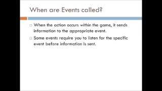 Skyrim Creation Kit Scripting Series: Papyrus Tutorials - Events/Functions Part 1 - Events Basics