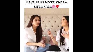 Maya Ali Talks About Successful Married Actresses Ayeza Khan & Sara Khan |Whatsapp Status
