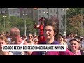 150.000 feiern bei regenbogenparade in wien