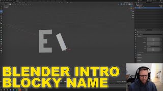 Introduction to Blender - Blocky Name Tutorial