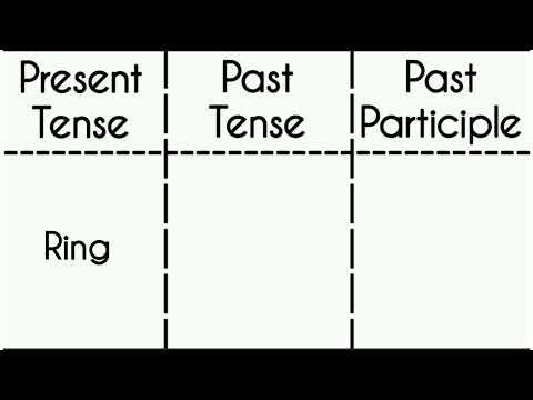 What is the past participle of to ring?