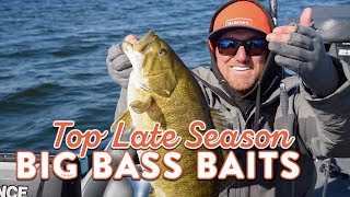 BEST Baits For Catching BIG BASS In The Cold w/ Josh Douglas