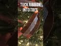 How To Add Ribbon To Your Christmas Tree