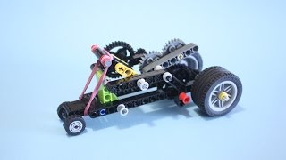 Rubber Band Car based on LEGO EDU Renewable Energy Set