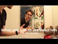 When and how you use React refs | LEARN WHILE YOU POOP 17