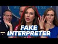 Fake Sign Language Interpreter Fools Everyone | Florida Scandal