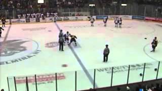 Hockeyfighters.cz  Brett Gallant vs Mike Knight.wmv