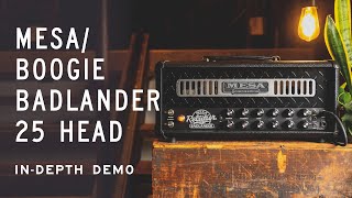 Mesa/Boogie Badlander 25 Amp Head In Depth Demo | 3 Modes, 8 Cab Sims, In The Mix