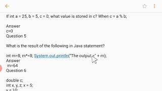 Chapter 4 Operators in Java MCQs | icse
