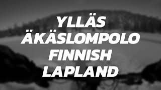 Ylläs Äkäslompolo Finnish Lapland   winter trails with electric fatbike