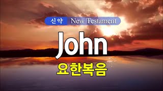 04 John (요한복음) 영어성경 NIV 통독 낭송 / 영어 자막 / 전문 성우가 읽어주는 오디오 성경