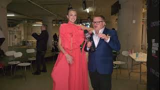 Interview with Model Rachel Pizzolato backstage after one of her runway shows we talk about dogs
