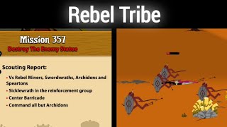 Fight Rebel Tribes, Tribes That Ambush Us When Tutorial | Stick War Legacy Mission 357