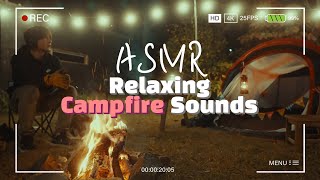 [집중력높이는소리] 모닥불 장작 타는 소리 백색소음 공부 ASMR | Campfire Crackling Fire Sounds