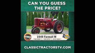 Guess The Price? 1949 Farmall M