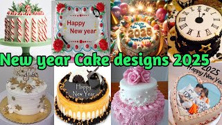 Happy New Year Cake Designs | Latest New year Cake designs 2025 | New year Cake decoration ideas