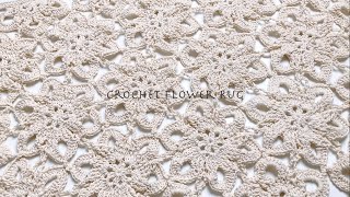 Crochet Flower Rug