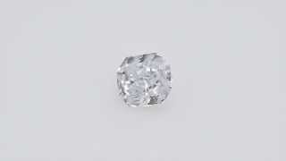 0 77 carat, Fancy Light Greenish Blue, Cushion Shape, SI1 Clarity, GIA