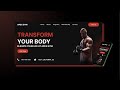 Responsive Gym Website Using HTML CSS & JavaScript
